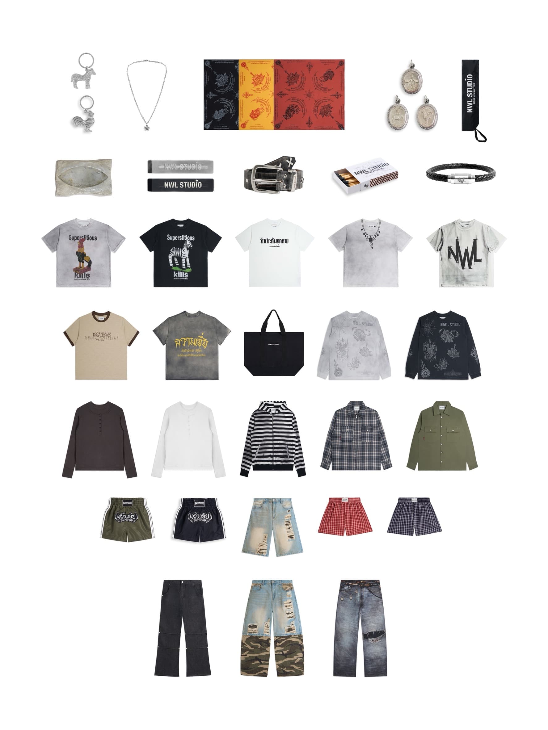 The 33 pieces of the BELIEVE collection